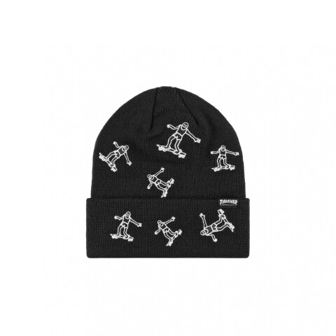 BEANIE THRASHER REPEAT Black