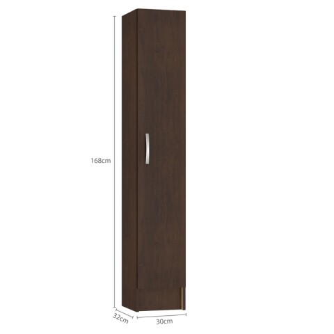 [OUTLET] Multiuso Panelero Marrón 1 Puerta 4 Estantes MDP [SOLO RETIRO] [OUTLET] Multiuso Panelero Marrón 1 Puerta 4 Estantes MDP [SOLO RETIRO]