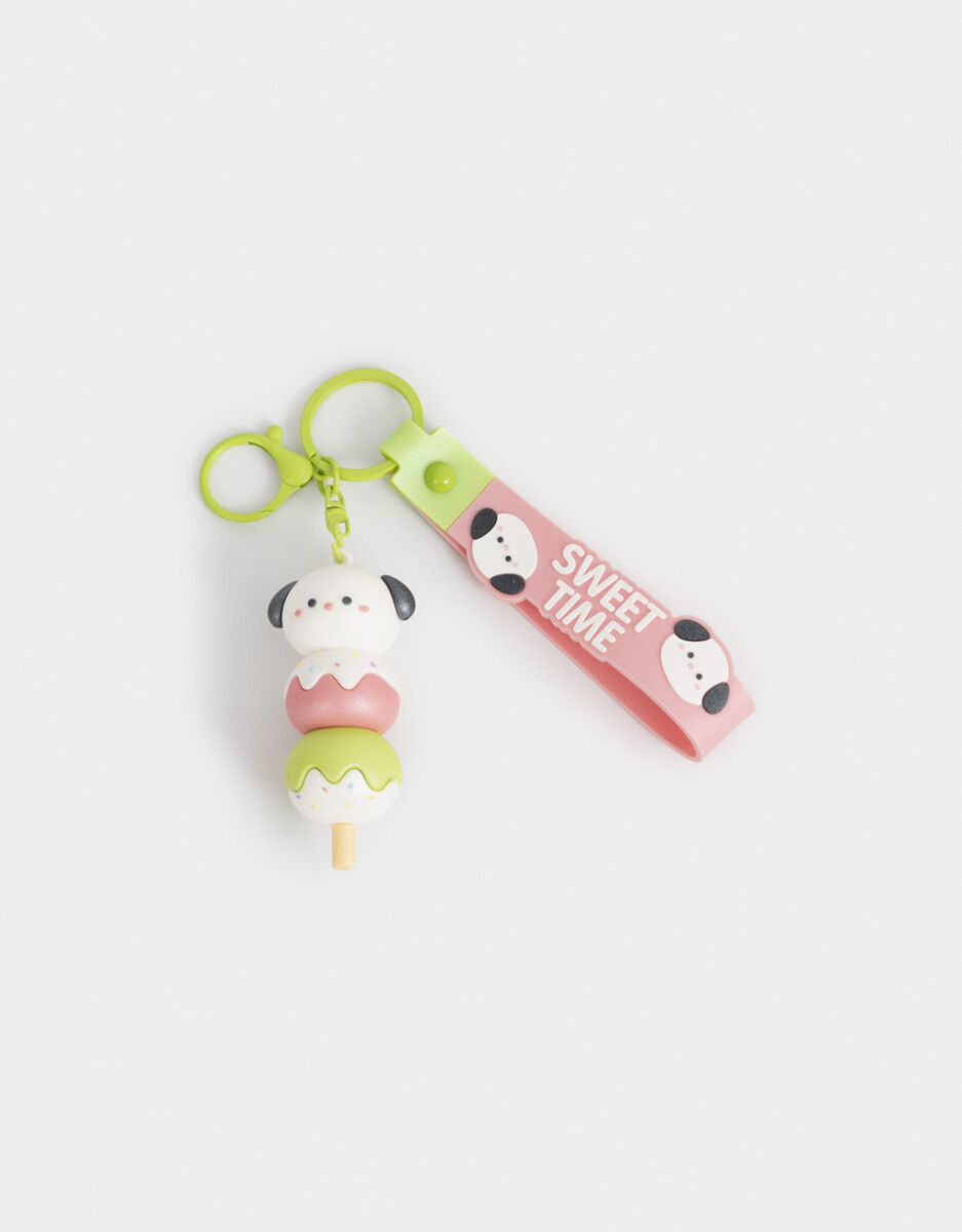 Llavero Y Charm Perrito Helado 
