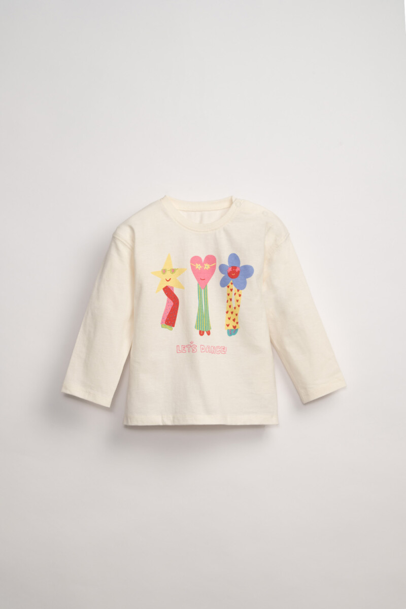 Remera estampa - Crudo 