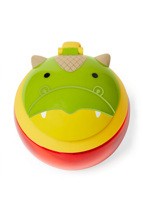 Tupper de snacks, diseño dragón Sin color