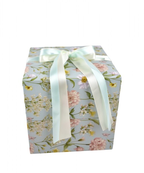 Caja Rigida 19,5x19,5 con lazo Diseño 2