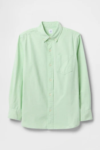 Camisa Oxford Niño Julep Green