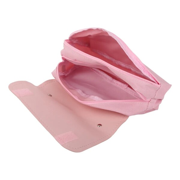 Cartuchera Escolar Kawaii Gatito 3D 2 Cierres Infantil Atrix Variante Color Rosado