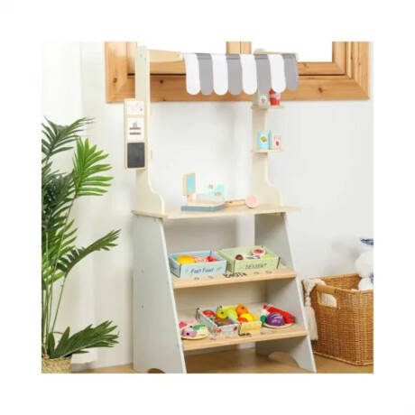 Puesto de venta en madera