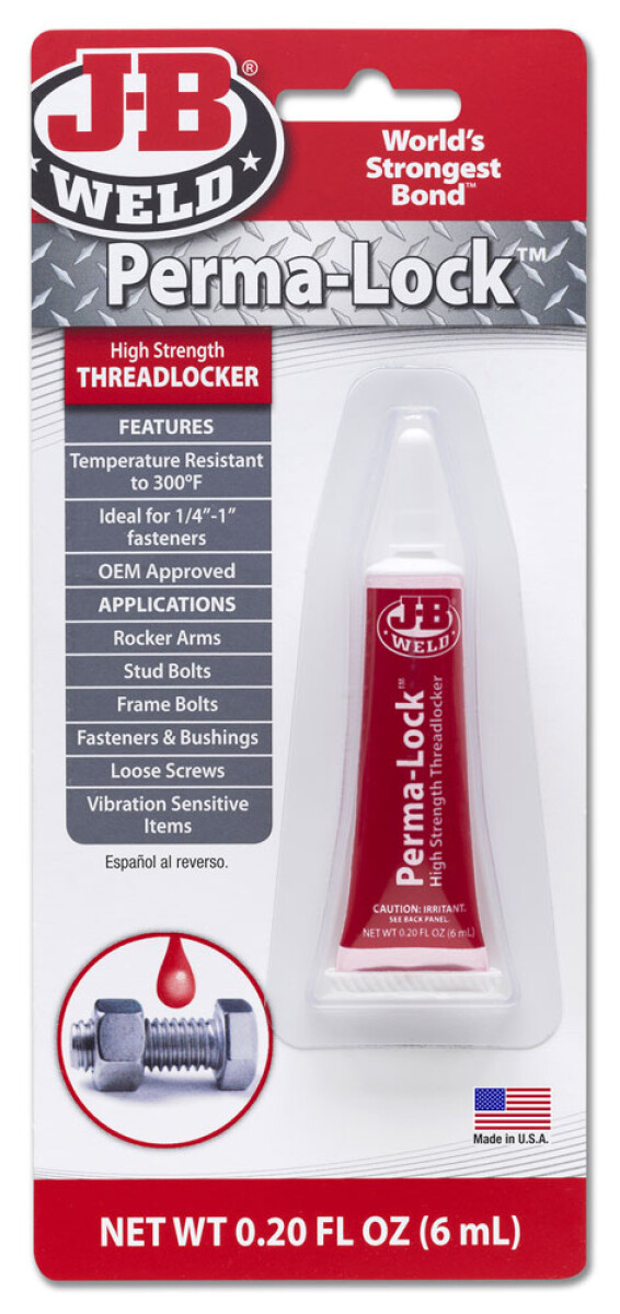 QUIMICOS VARIOS - SELLA ROSCA ALTO TORQUE 6ML JB WELD 