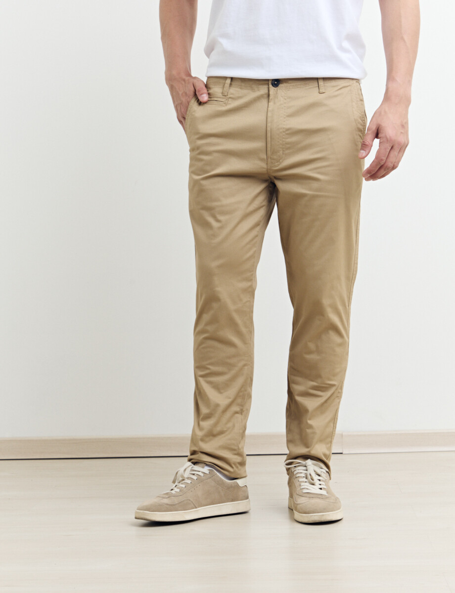 080575 PANTALON HARRINGTON LABEL Beige
