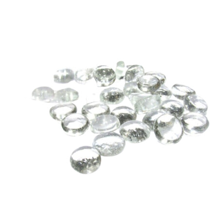 Chessex Glass 40 Gaming Stones - Clear Chessex Glass 40 Gaming Stones - Clear