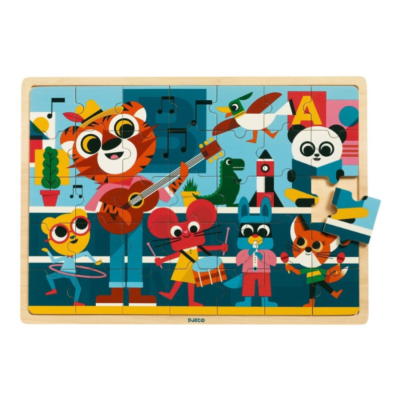 Puzzle de Madera Music Djeco Puzzle de Madera Music Djeco