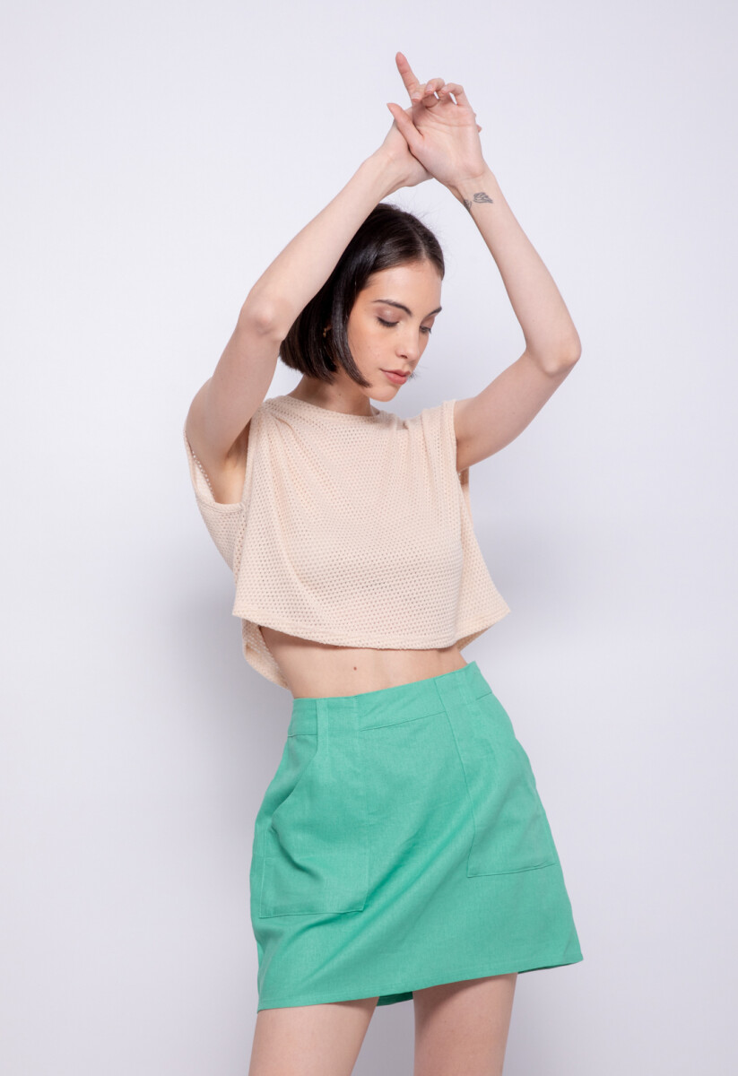 FALDA DORM - Verde Esmeralda 