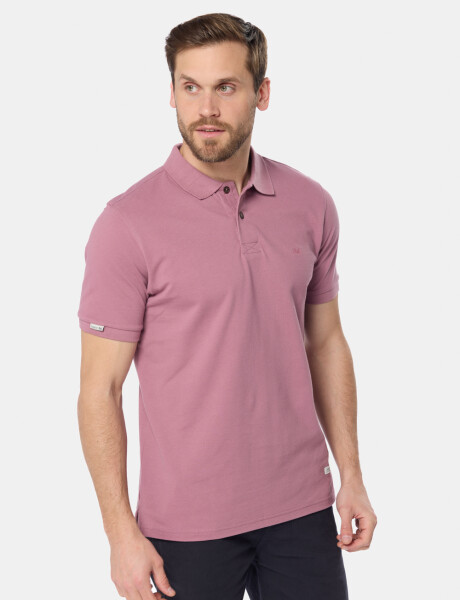 REMERA POLO PIQUE LISA Rosado