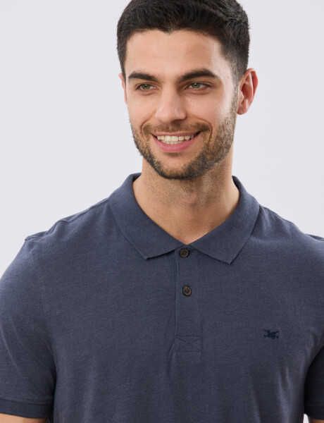 REMERA POLO LISA JERSEY Denim