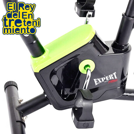 Bicicleta Fija Ergométrica Reforzada Altura Ajustable Negro
