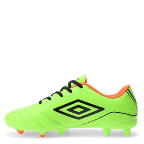 Championes de Fútbol 11 Infantiles Umbro Classico III HG Verde - Negro - Anaranjado