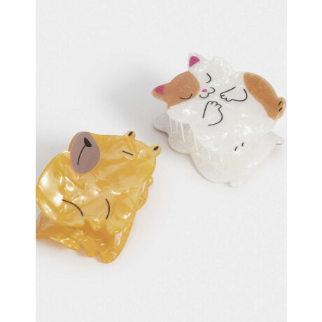 Set De Broches Animalito Combinacion Bicolor