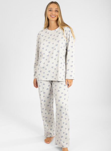 Pijama yummy brush fullprint Gris