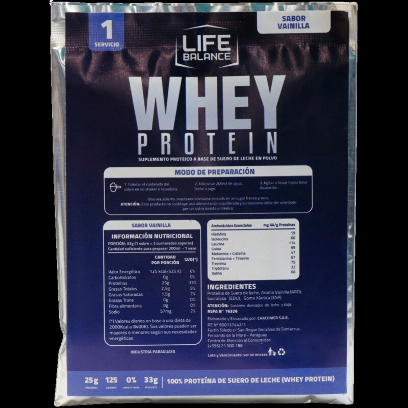 Proteina Life Balance 33G Vainilla SUP-032603 Proteina Life Balance 33G Vainilla SUP-032603