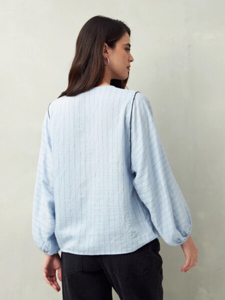 CAMISA D.CASSIN LISANA CELESTE