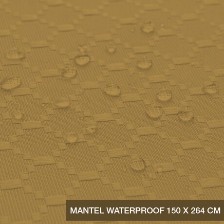Mantel Impermeable Rectangular Protector p/Mesa de 150x264cm Beige