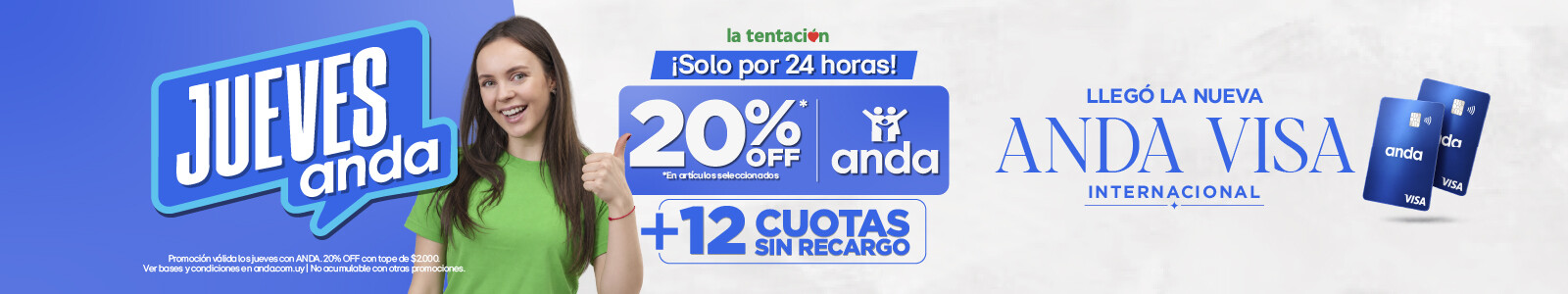 Jueves de ANDA - 20% OFF
