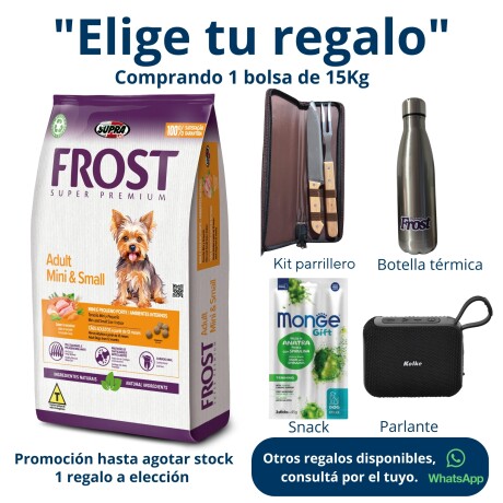 FROST ADULTO RAZA PEQUEÑA 15 KG Frost Adulto Raza Pequeña 15 Kg