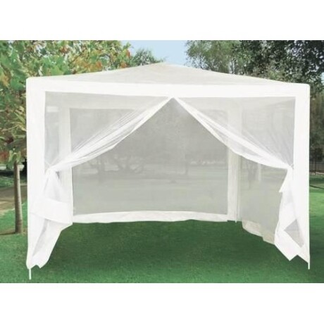 Gazebo Liviano con Mosquitero Arye 3X3mts Blanco