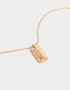 Cadena Corta con Dije Bañada en Oro Cadena Corta Con Dije Bañado En Oro - Dorado
