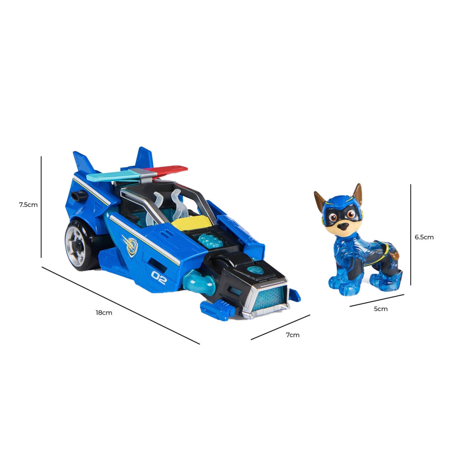 Paw patrol vehiculo con figura sales