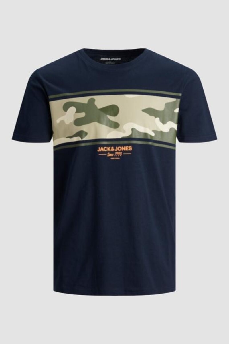 Camiseta Estampada - Navy Blazer 
