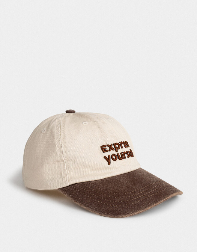 Caps Gorra Bordada Bicolor - Combinacion Bicolor