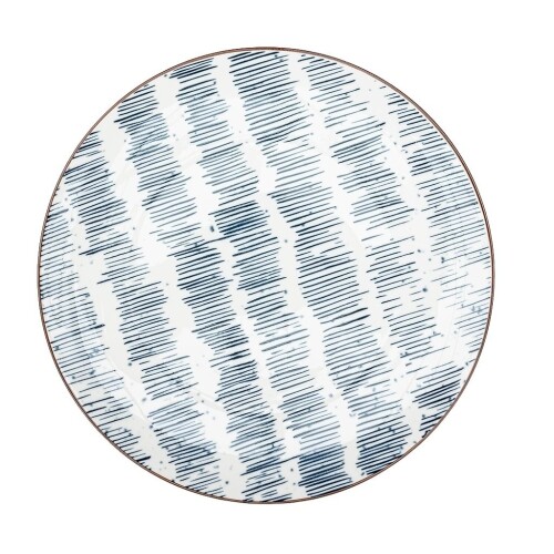 Plato de Mesa - Rayado Azul Plato de Mesa - Rayado Azul