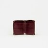 Billetera New Mia en cuero graneado Bordeaux
