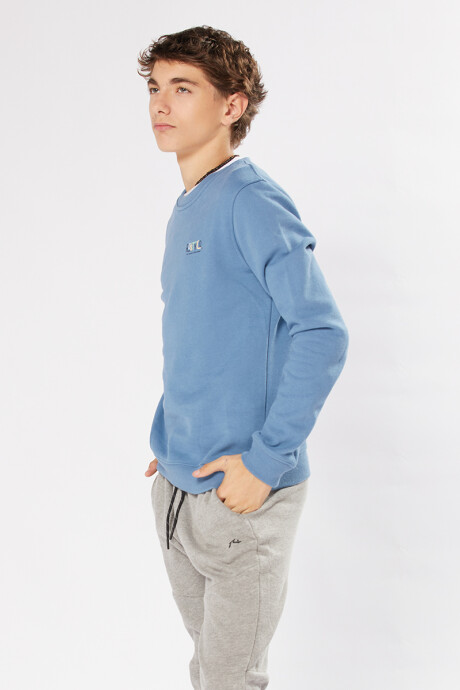 SWEATER TURF TEEN RUSTY Azul Piedra