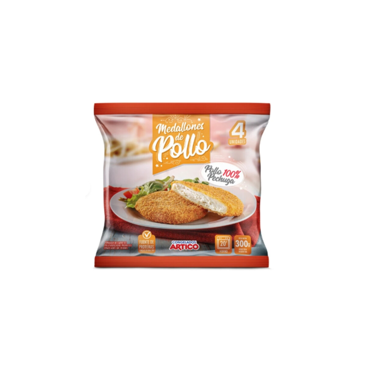 Medallones de pollo - 300gs 