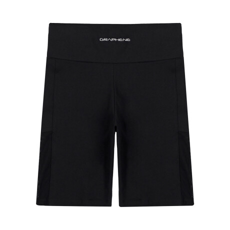 Calza Biker Deportiva Short Graphene Para Dama Negro