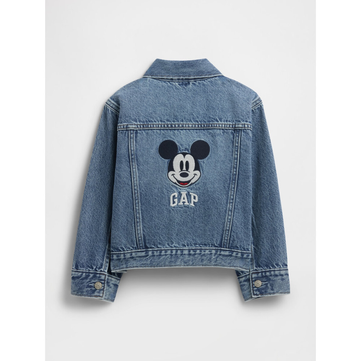 V-DIS EMB DNM JKT - MEDIUM WASH 