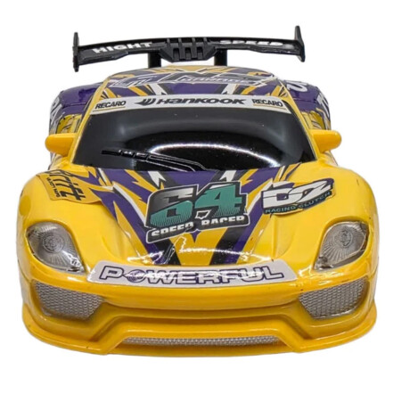 Auto Deportivo RC Racing Rivalry Control Remoto 1:22 Amarillo/violeta