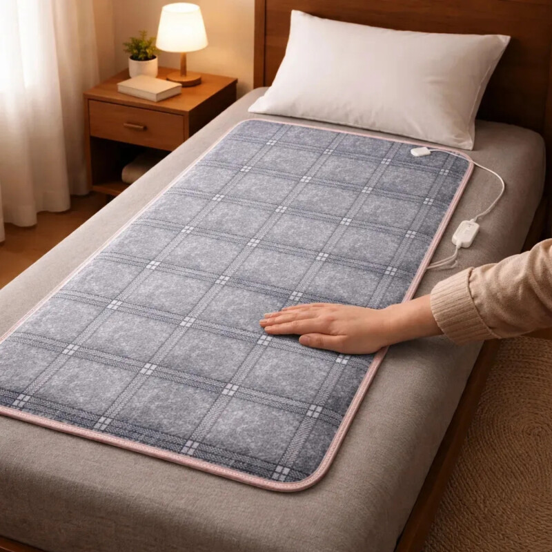 Calienta Cama Térmico 1 Plaza Con Control 1.50x0.70m Gris Calienta Cama Térmico 1 Plaza Con Control 1.50x0.70m Gris