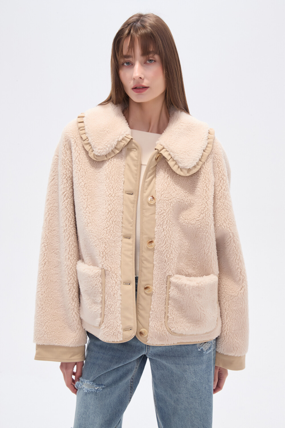 Chaqueta Aloni Crudo / Natural