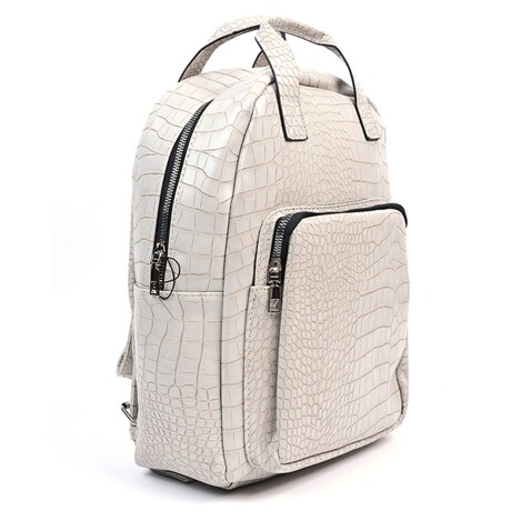 Mochila Canva Dijon en Cuero PU Beige