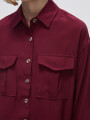 Camisa Tome Bordeaux Oscuro