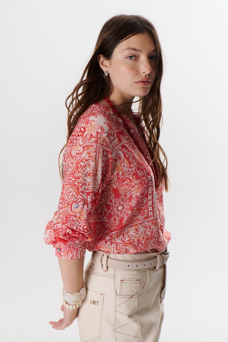 CAMISA JULIA RED ROJO