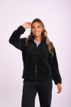 Campera de Sherpa Negro