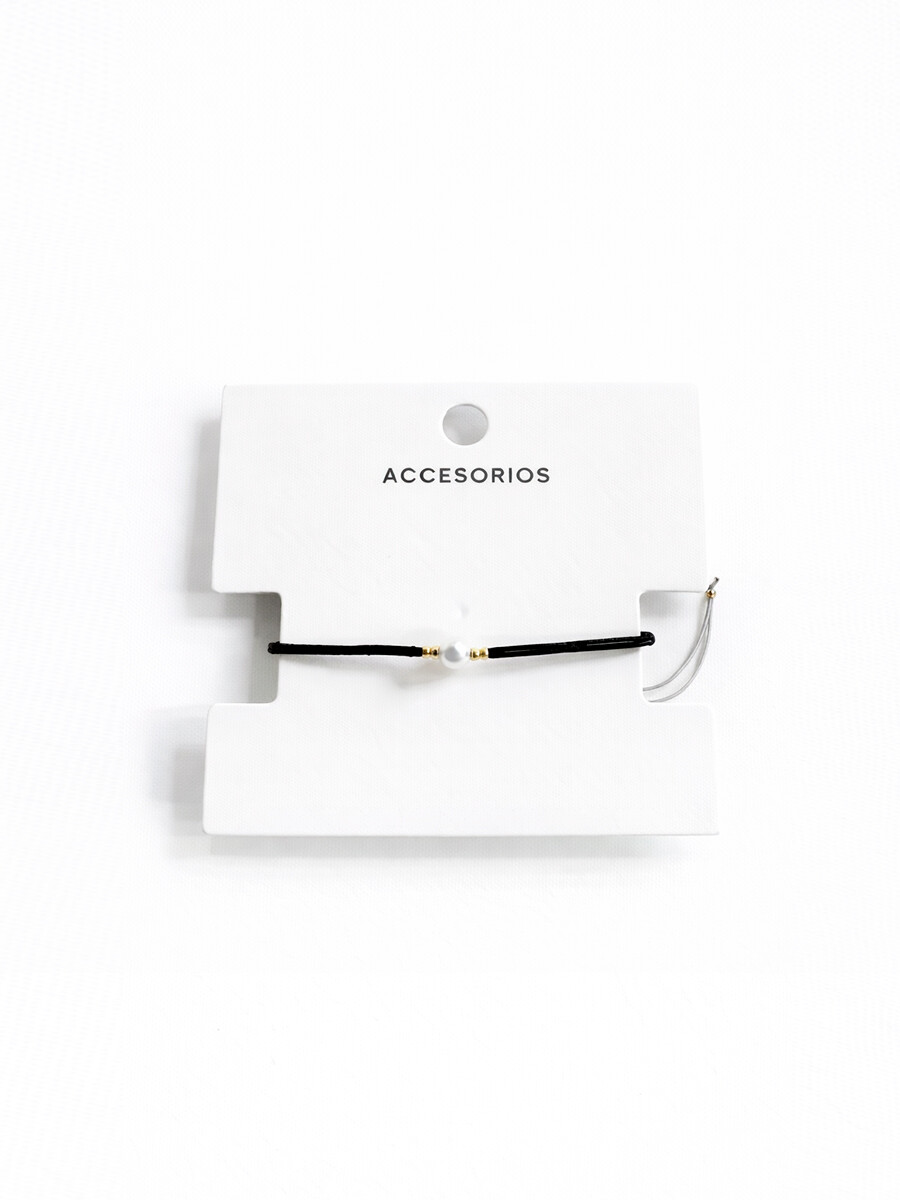 PULSERA PERLA - GRIS 