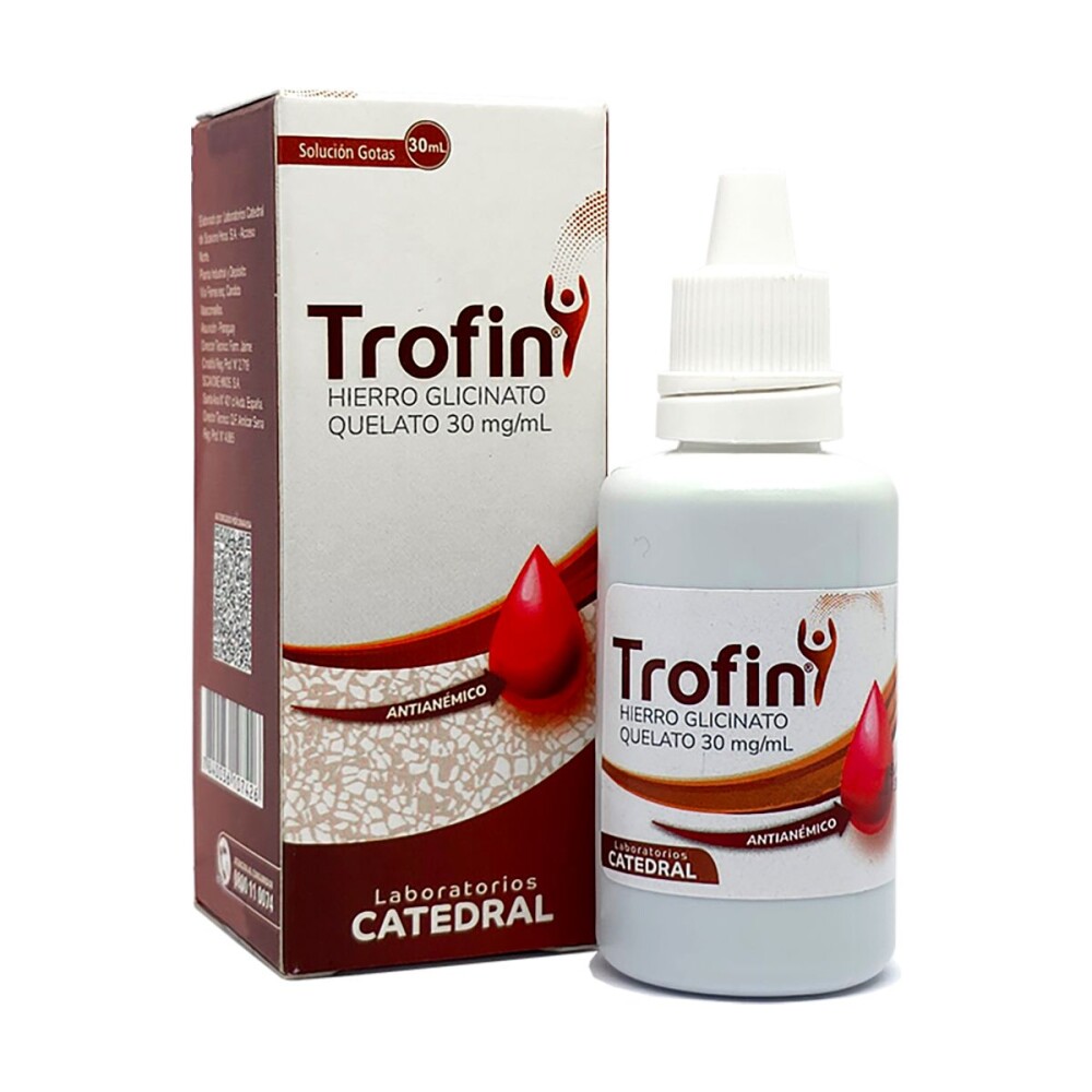 TROFIN SOLUCION GOTAS FRASCO X 30 ML. única