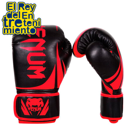 Guantes De Boxeo Venum Elite Profesionales Negro/Rojo