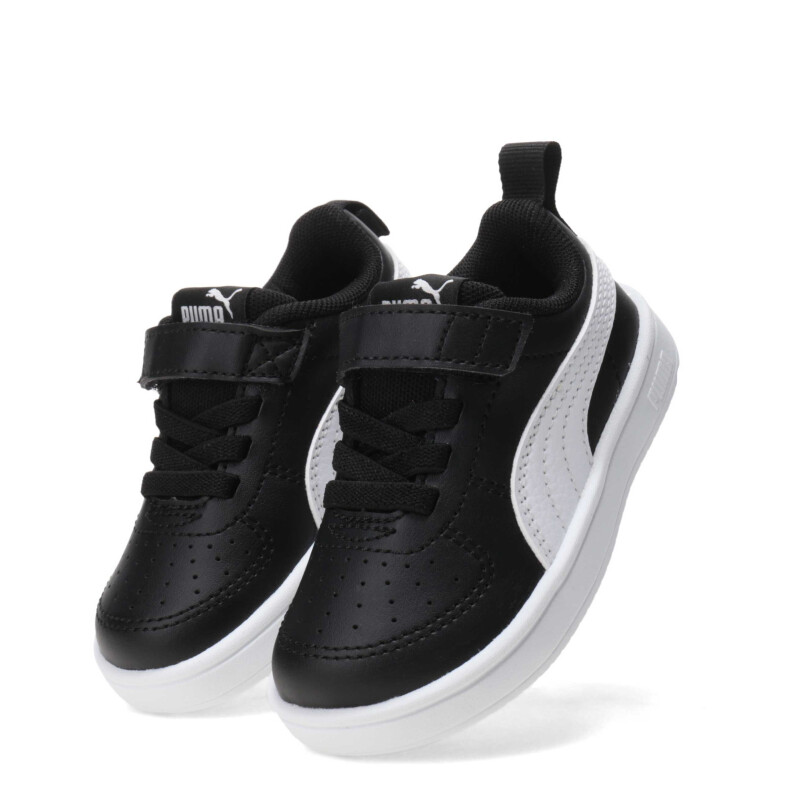 Championes de Niños Puma Rickie Negro - Blanco