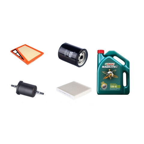 KIT DE FILTROS Y ACEITE 10W40 CASTROL Kit De Filtros Y Aceite 10w40 Castrol