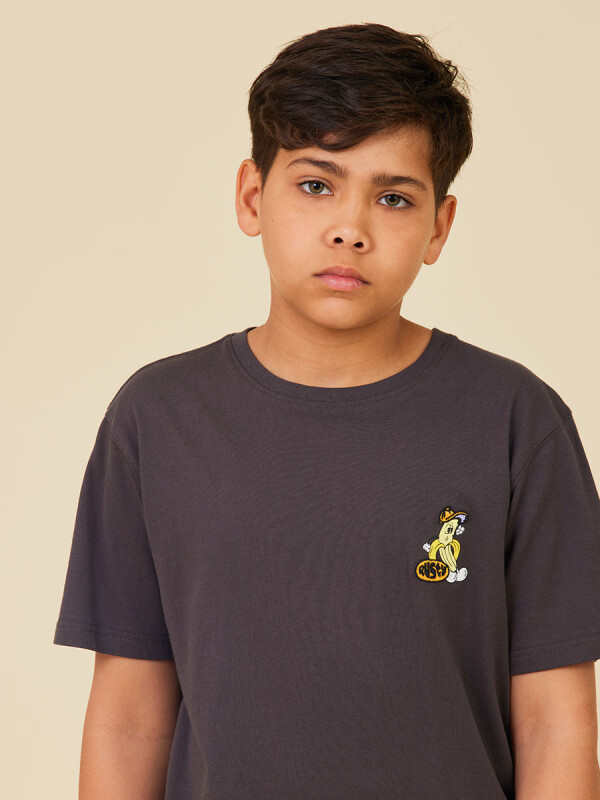 T-SHIRT JAEN TEEN RUSTY Gris Oscuro