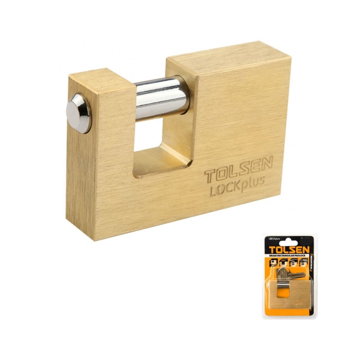 CANDADO BRONCE ANTICIZALLA 80MM TOLSEN Candado Bronce Anticizalla 80mm Tolsen